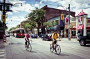 Bikers on Queen St, Toronto