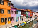 Colorful Burano Houses, Venice, Italy