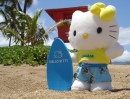 Hello Kitty Surfs the North Shore