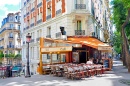 Street Cafe on Montmartre, Paris