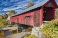 Covered Bridge In Vermont, USA