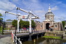 Morspoort City Gate in Leiden, Holland