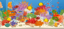 Aquarium mit Fischen und Korallen