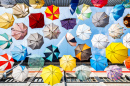 Colorful Umbrellas in Zürich, Switzerland